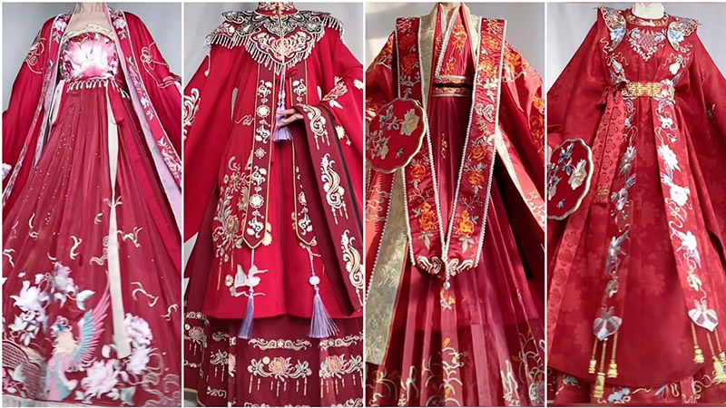 Cho thuê trang phục cưới Trung Quốc tại Hoài Giang shop có gì đặc biệt