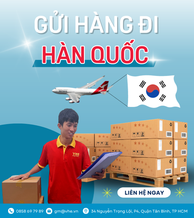 Gửi hàng hóa đi Hàn Quốc