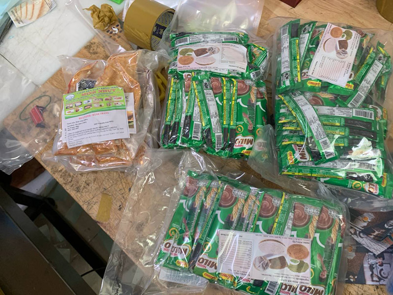 Gửi ngũ cốc đi Mỹ