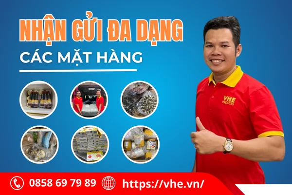 Nhận gửi đa dạng các mặt hàng