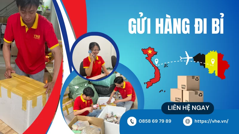 Gửi hàng đi Bỉ