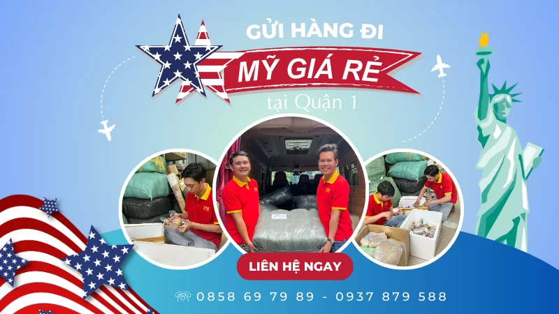 Gửi hàng đi Mỹ tại Quận 1