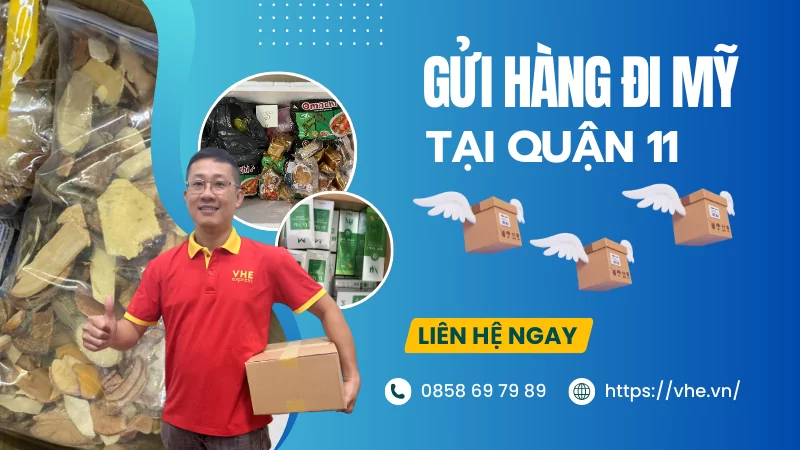 Gửi hàng đi Mỹ tại Quận 11