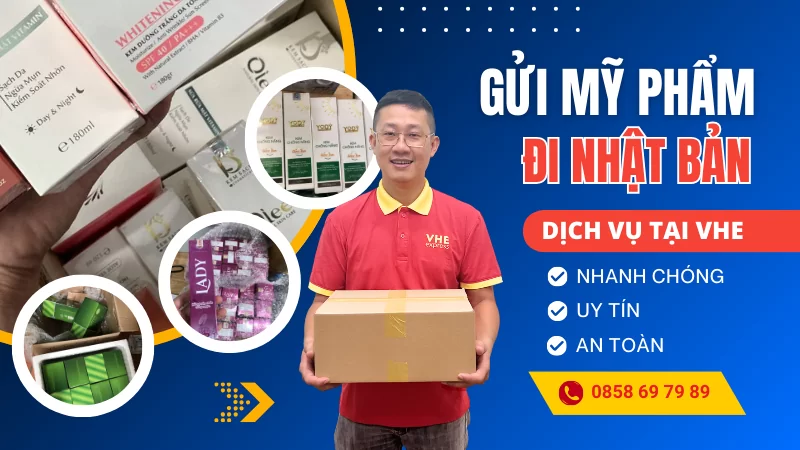 Gửi mỹ phẩm đi Nhật Bản