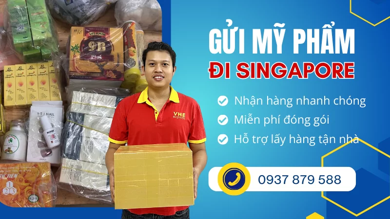 Gửi mỹ phẩm đi Singapore