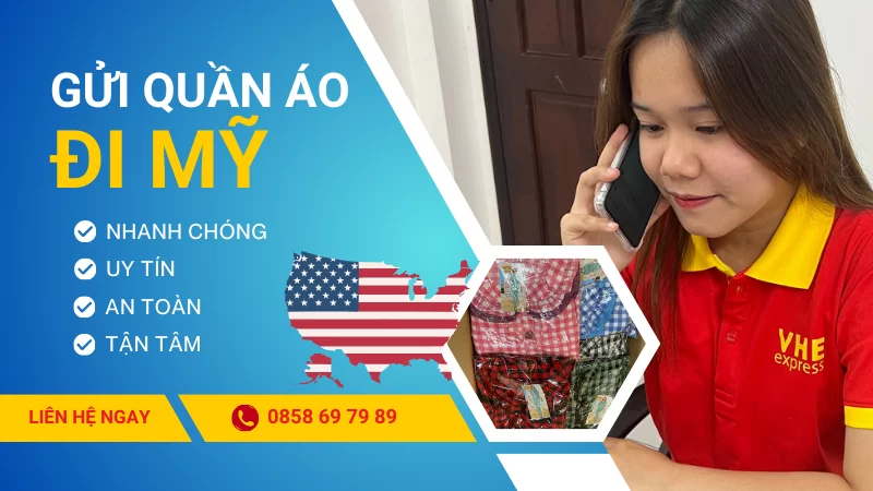 Gửi quần áo đi Mỹ