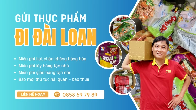 Gửi thực phẩm đi Đài Loan