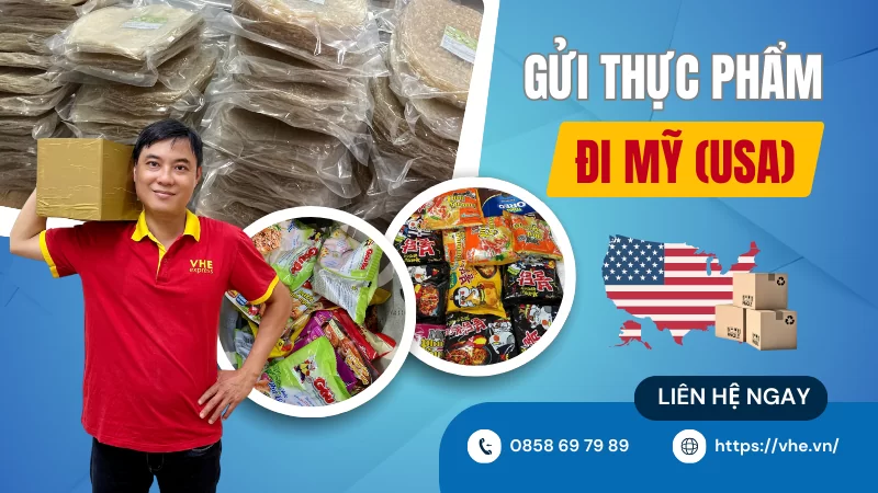 Gửi thực phẩm đi Mỹ