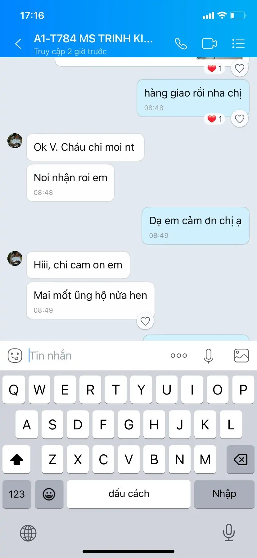 phản hồi của khách hàng