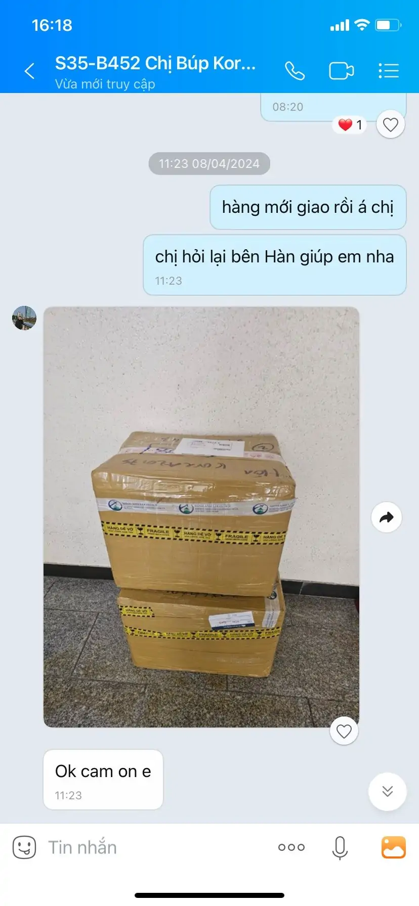 phản hồi của khách hàng